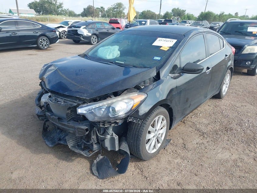 Vin: knafx4a85e5052233, lot: 46252955, kia forte ex 20142