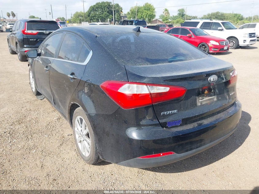 Vin: knafx4a85e5052233, lot: 46252955, kia forte ex 20143