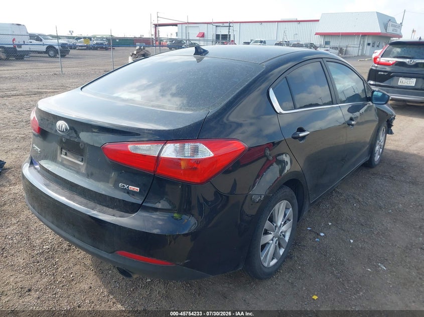 Vin: knafx4a85e5052233, lot: 46252955, kia forte ex 20144