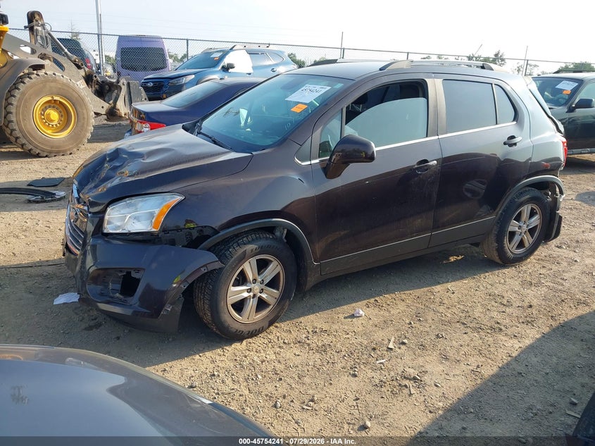 Vin: kl7cjrsb6fb101583, lot: 46252963, chevrolet trax lt 20152