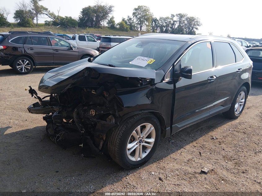 Vin: 2fmpk4j92kbb43235, lot: 46252974, ford edge sel 20192