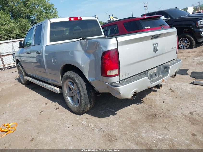 Vin: 1c6rr7ft1hs593155, lot: 46252996, ram 1500 express  4x4 6'4 box 20173
