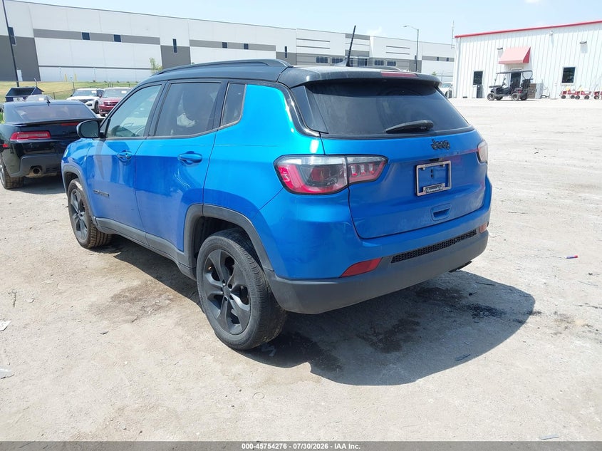 Vin: 3c4njcbb3mt505770, lot: 46252998, jeep compass altitude fwd 20213