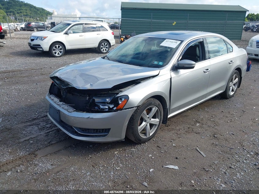 Vin: 1vwbp7a39dc073651, lot: 46253020, volkswagen passat 2.5l se 20132