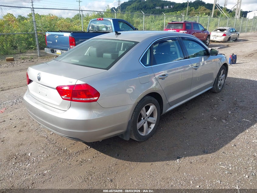 Vin: 1vwbp7a39dc073651, lot: 46253020, volkswagen passat 2.5l se 20134