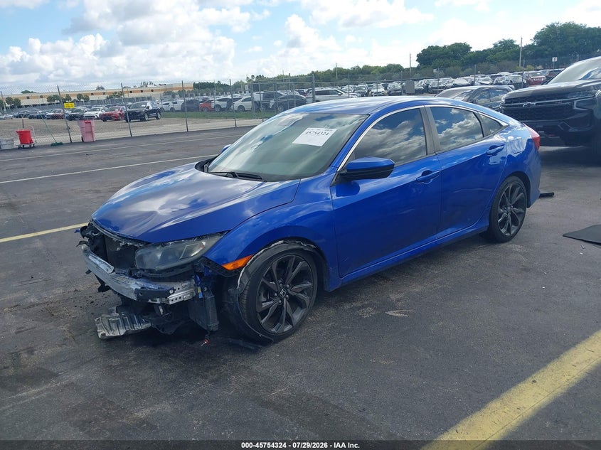 Vin: 19xfc2f80le020772, lot: 46253046, honda civic sport 20202