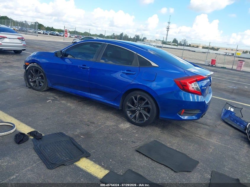 Vin: 19xfc2f80le020772, lot: 46253046, honda civic sport 20203