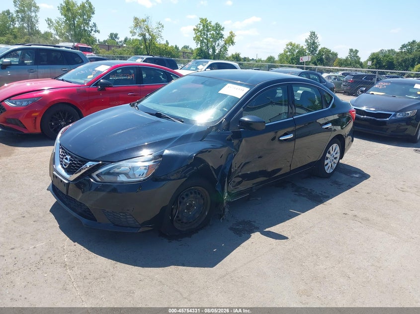 Vin: 3n1ab7ap8gy211534, lot: 46253053, nissan sentra sv 20162