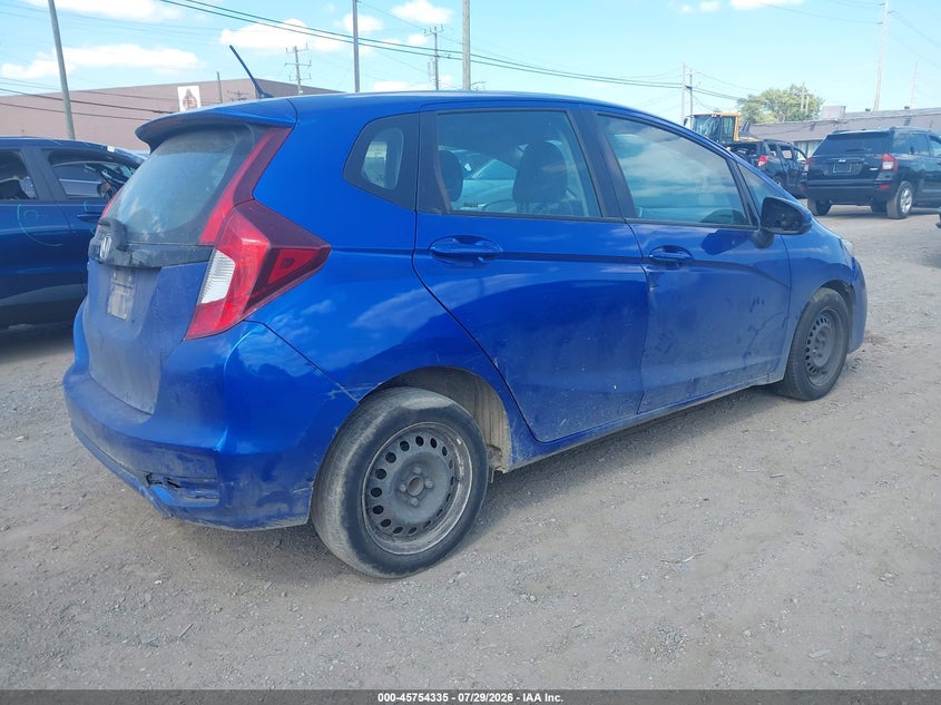 Vin: 3hggk5h49km745005, lot: 46253057, honda fit lx 20194