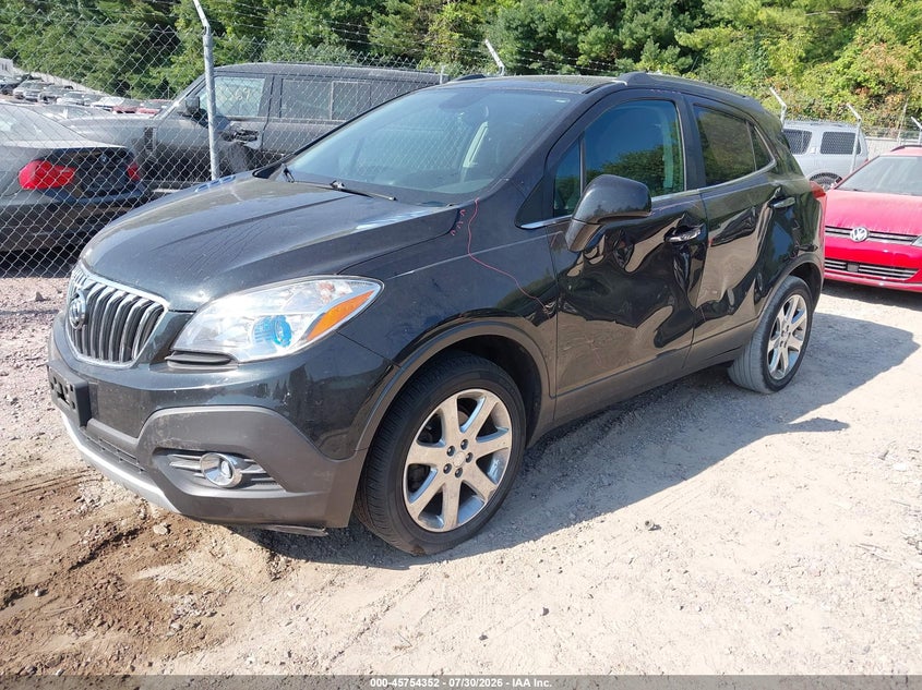 Vin: kl4cjgsb5db112072, lot: 46253074, buick encore leather 20132