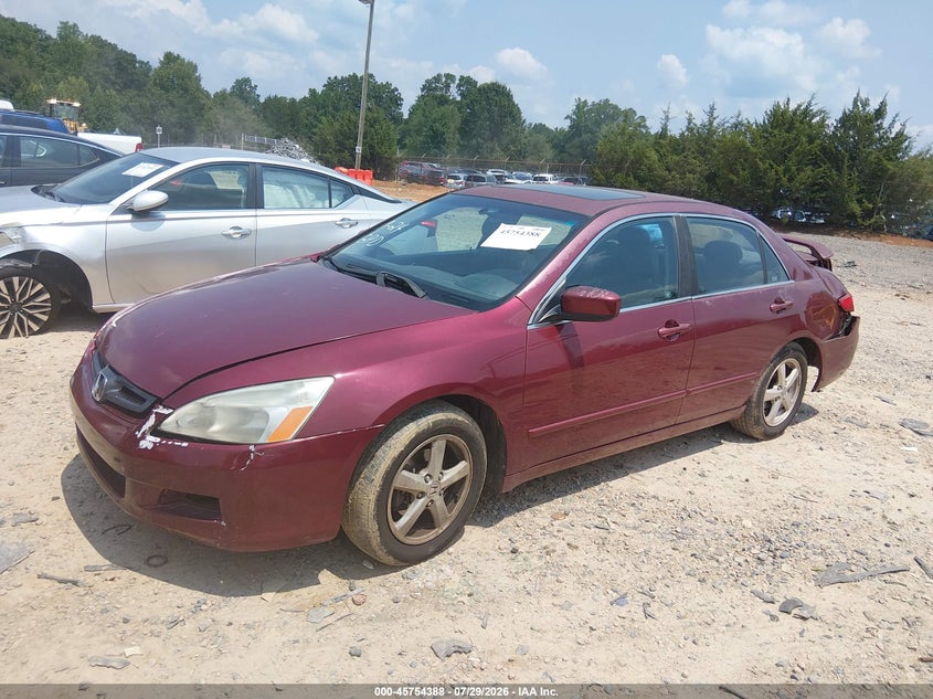 2005 Honda Accord 2.4 Ex, Удар сзади, IAAI, VIN 1HGCM56785A082212 — фото 2