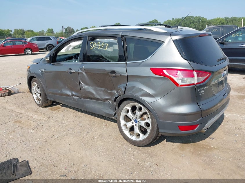 Vin: 1fmcu9j91eub04494, lot: 46253114, ford escape titanium 20143