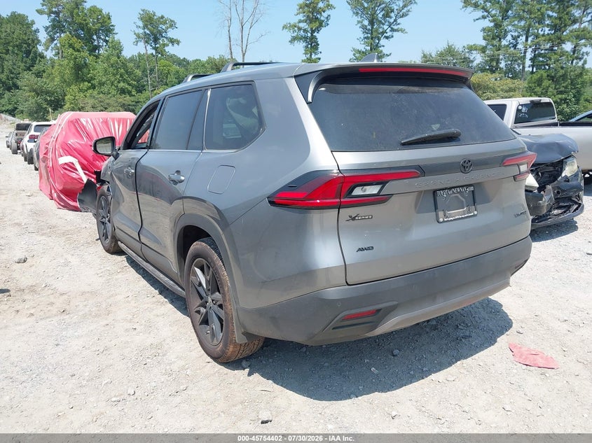 Vin: 5tdaaab58ts127452, lot: 46253124, toyota grand highlander limited 20263