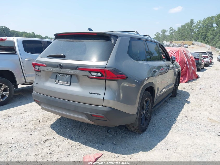 Vin: 5tdaaab58ts127452, lot: 46253124, toyota grand highlander limited 20264