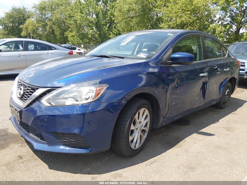 Vin: 3n1ab7ap8ky405229, lot: 46253131, nissan sentra sv 20192
