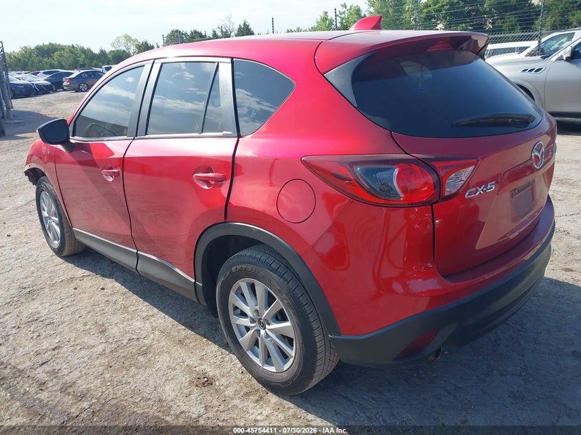 Vin: jm3ke2cy3f0497147, lot: 46253133, mazda cx-5 touring 20153
