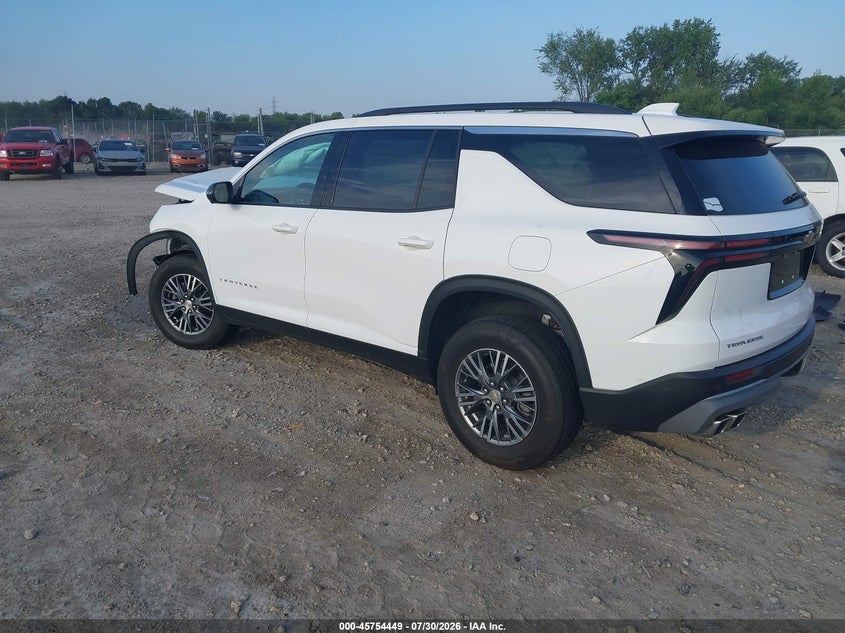 Vin: 1gnergks7rj189571, lot: 46253171, chevrolet traverse fwd lt 20243