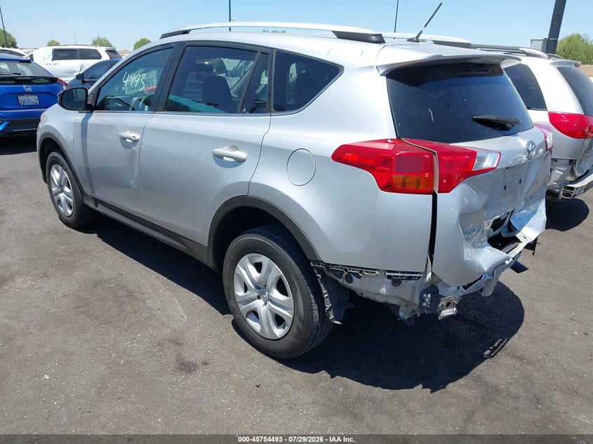 Vin: 2t3zfrev2dw033839, lot: 46253215, toyota rav4 le 20133