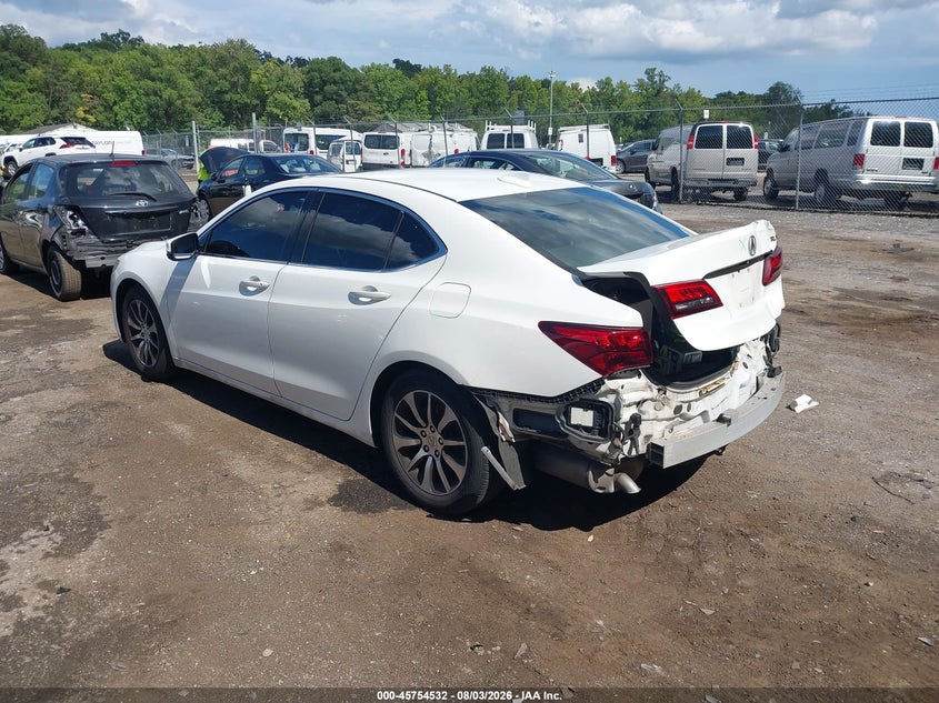 Vin: 19uub1f53ga010502, lot: 46253255, acura tlx tech 20163