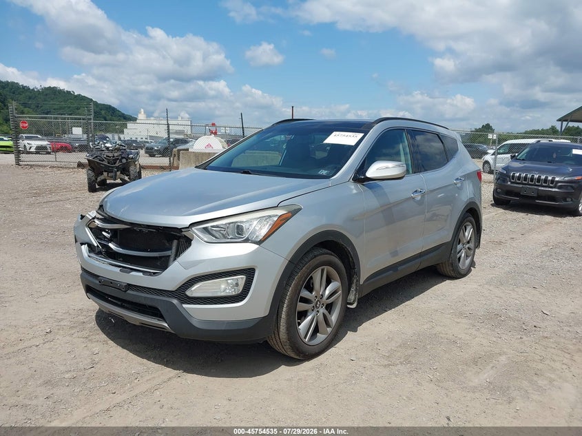 Vin: 5xyzwdla8fg281131, lot: 46253257, hyundai santa fe sport 2.0l turbo 20152