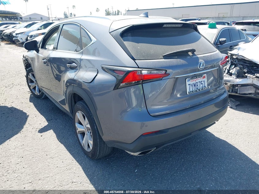 Vin: jtjyarbz4h2066046, lot: 46253278, lexus nx 200t 20173