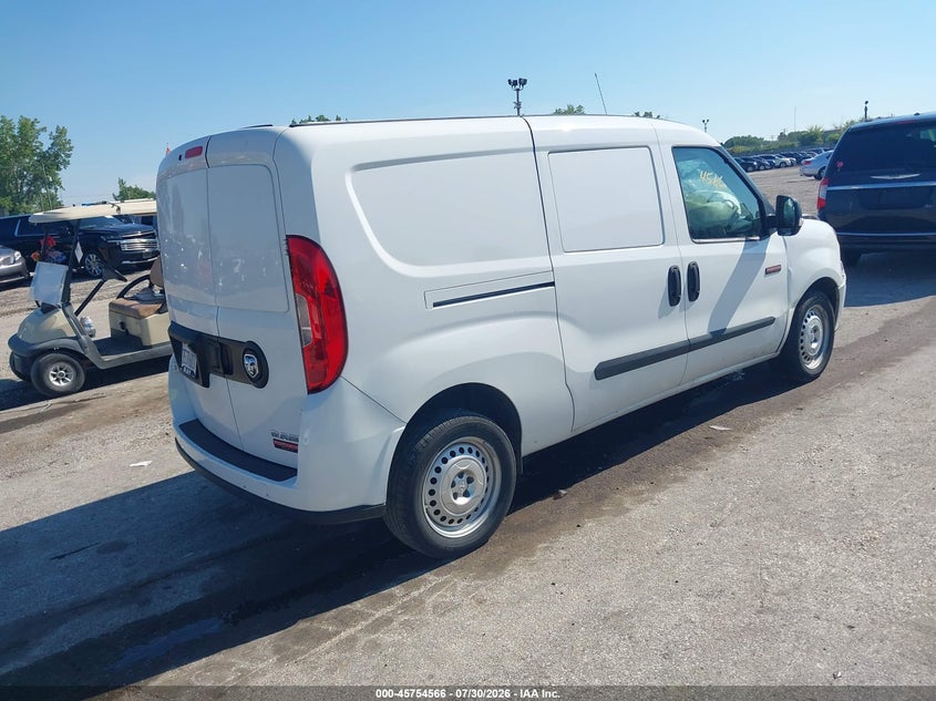 Vin: zfbhrfab8n6x49342, lot: 46253288, ram promaster city cargo van 20224