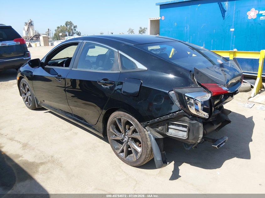 Vin: 2hgfc2f80kh551832, lot: 46253294, honda civic sport 20193