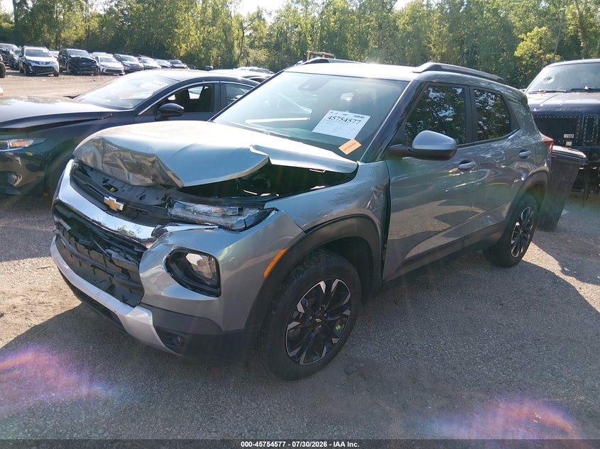 Vin: kl79mrsl2pb206696, lot: 46253299, chevrolet trailblazer awd lt 20232