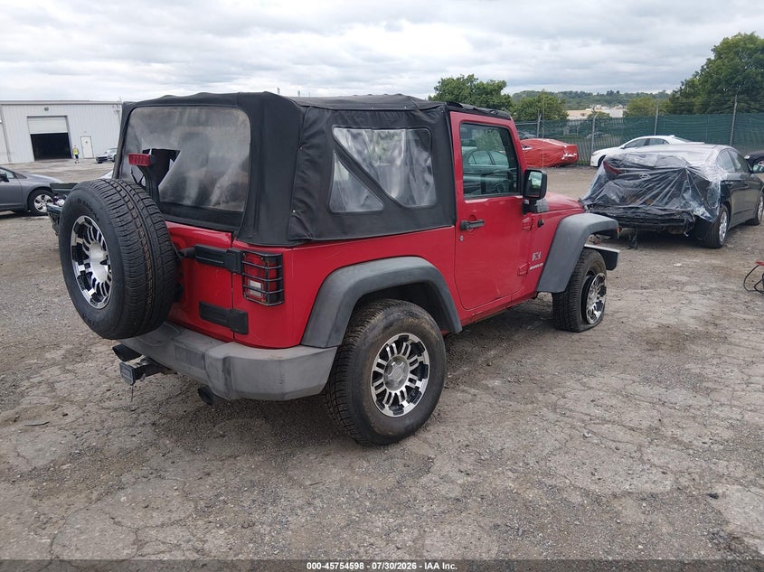 2008 JEEP WRANGLER auction photo 4