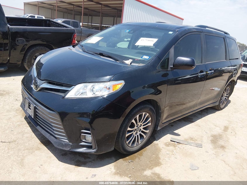 2019 Toyota Sienna, Удар ззаду, IAAI, VIN 5TDYZ3DC8KS995867 — фото 2