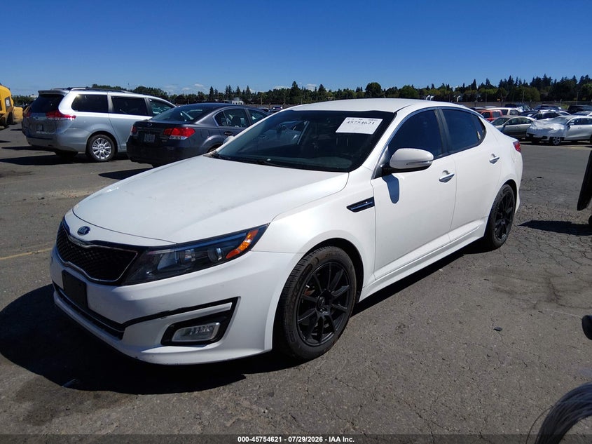 Vin: knagm4a79f5614513, lot: 46253343, kia optima lx 20152