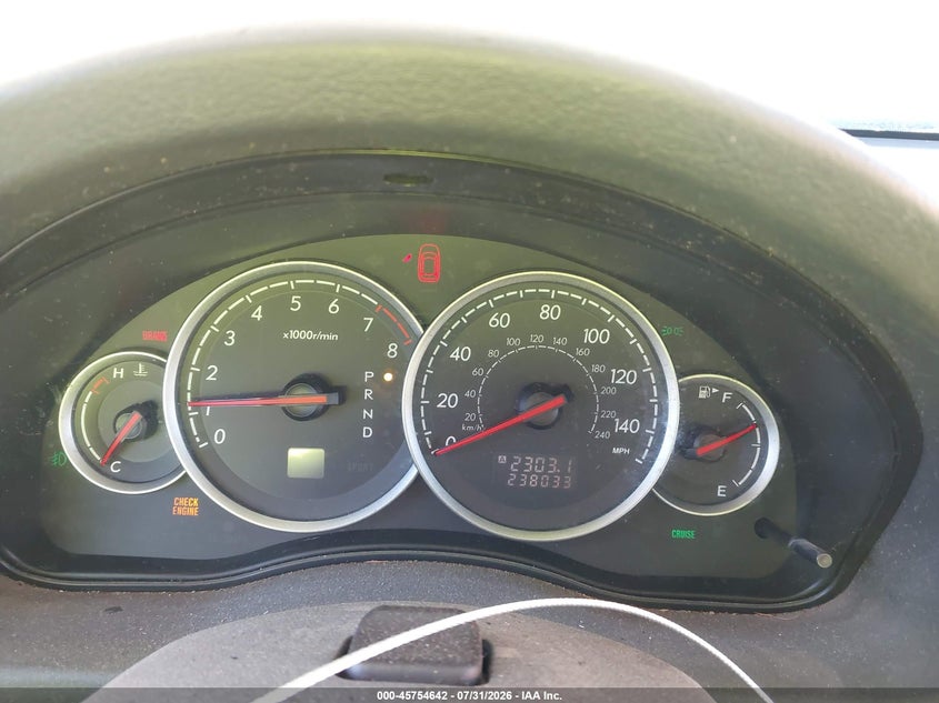 SUBARU OUTBACK 2006 VIN 4S4BP86C664309084