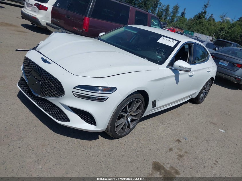 Vin: kmtg14sc2tu167646, lot: 46253392, genesis g70 2.5t rwd 20262
