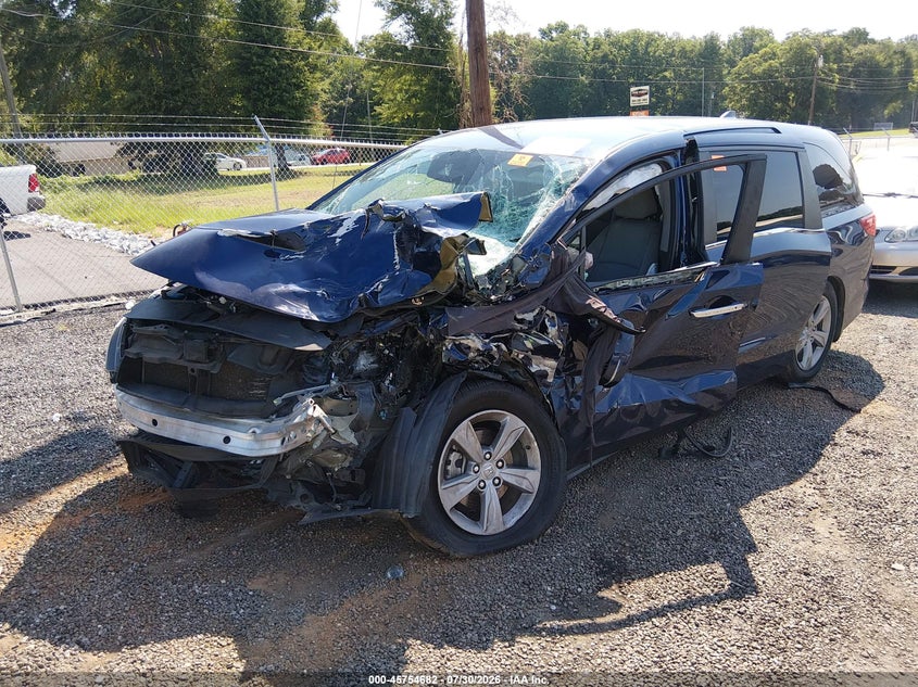 Vin: 5fnrl6h58kb133143, lot: 46253404, honda odyssey ex 20192