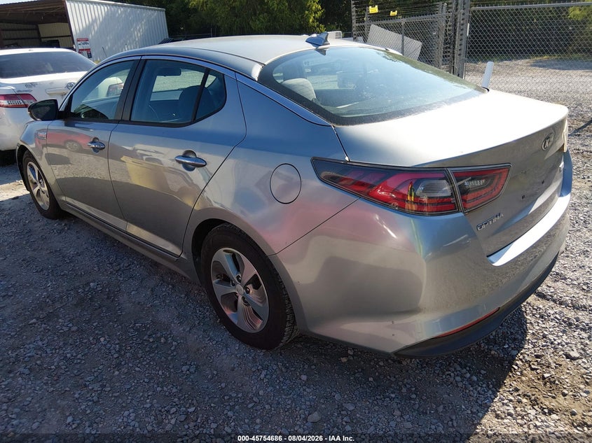 Vin: knagm4ad7f5089358, lot: 46253407, kia optima hybrid 20153