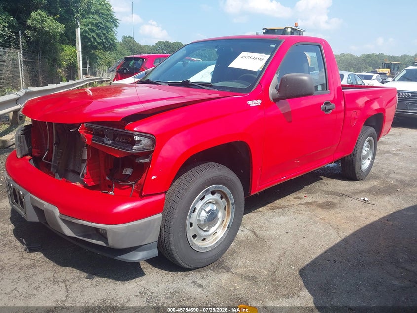 Vin: 1gccsbf94c8166875, lot: 46253412, chevrolet colorado work truck 20122
