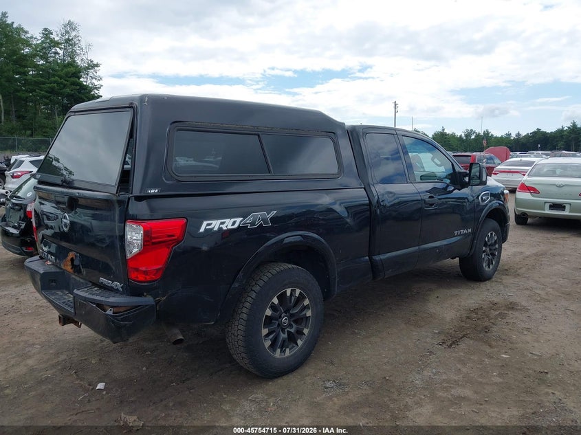 Vin: 1n6aa1c54hn562963, lot: 46253437, nissan titan pro-4x 20174