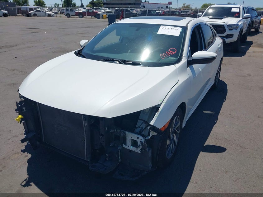 Vin: 2hgfc2f71gh537131, lot: 46253447, honda civic ex 20162