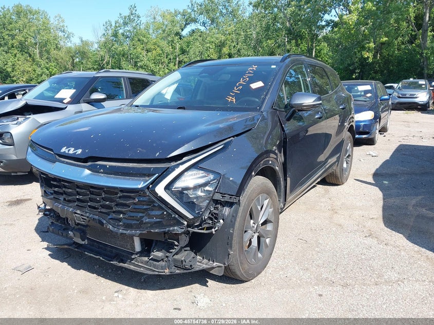 Vin: 5xyk4caf1pg023986, lot: 46253458, kia sportage sx 20232
