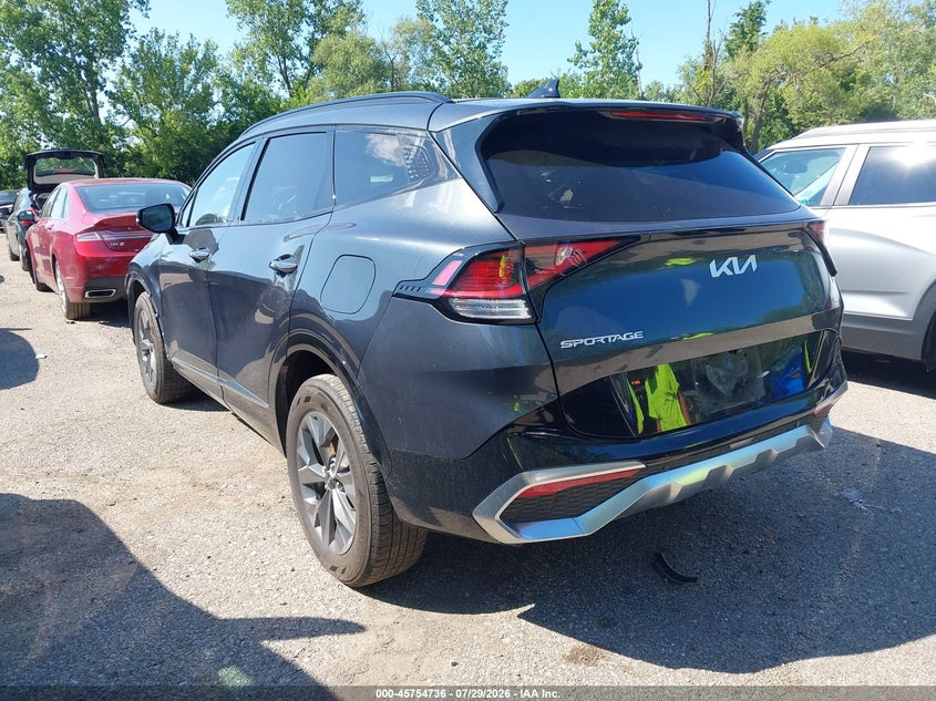 Vin: 5xyk4caf1pg023986, lot: 46253458, kia sportage sx 20233