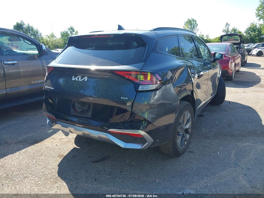 Vin: 5xyk4caf1pg023986, lot: 46253458, kia sportage sx 20234