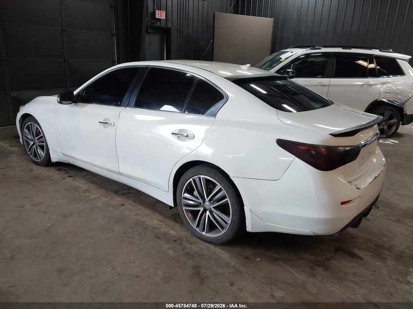 Vin: jn1ev7ar4gm343185, lot: 46253470, infiniti q50 3.0t sport 20163