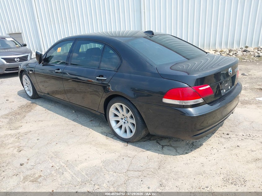 2007 BMW 750LI auction photo 3