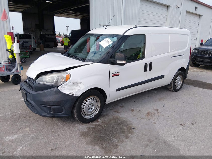 Vin: zfberfab4h6e37934, lot: 46253475, ram promaster city tradesman 20172