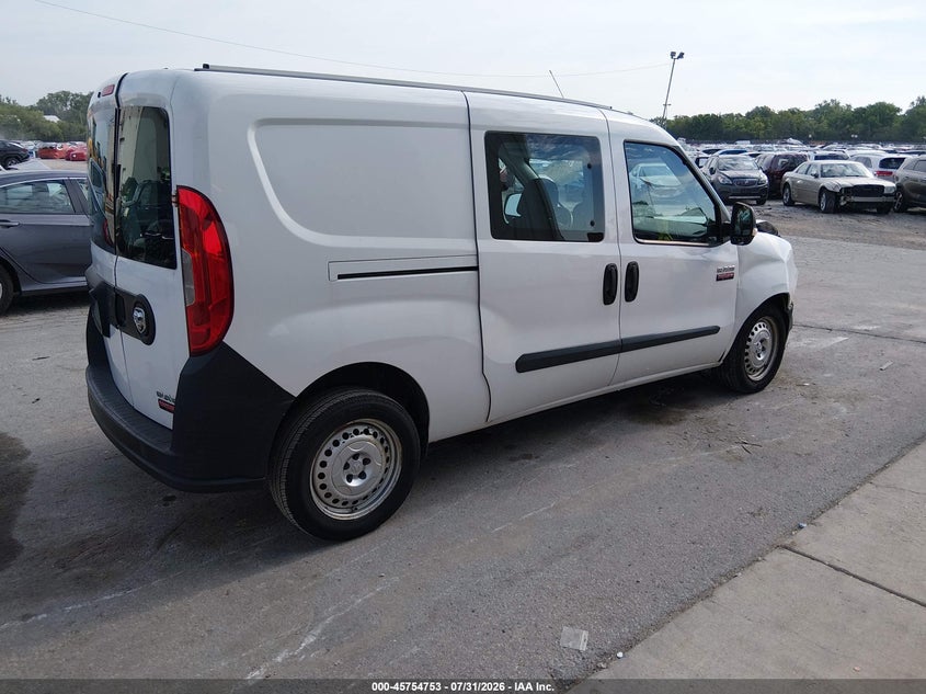 Vin: zfberfab4h6e37934, lot: 46253475, ram promaster city tradesman 20174