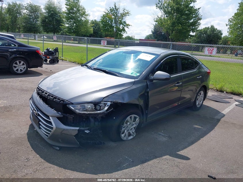 2018 Hyundai Elantra Se, Удар спереди, IAAI, VIN 5NPD74LFXJH286996 — фото 2