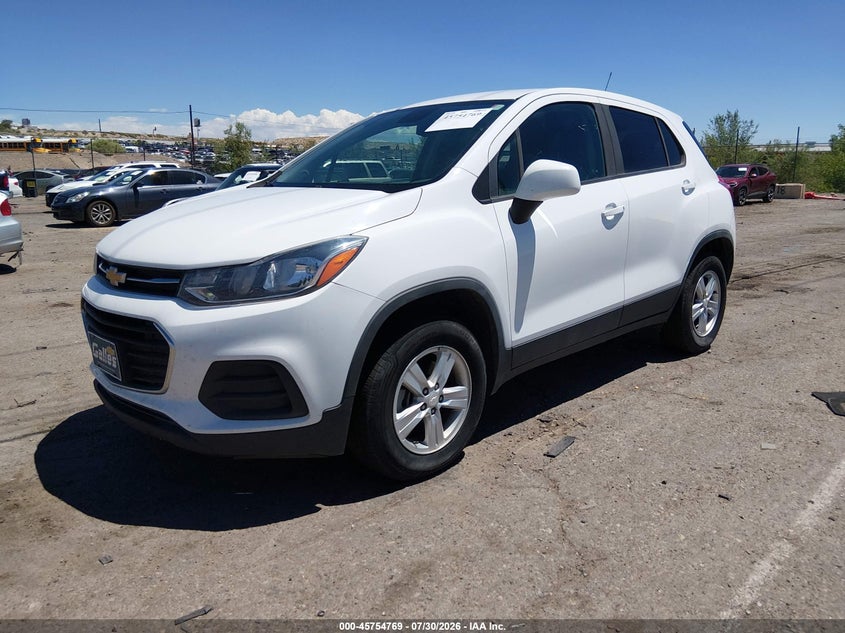 Vin: 3gncjnsb0kl307980, lot: 46253491, chevrolet trax ls 20192