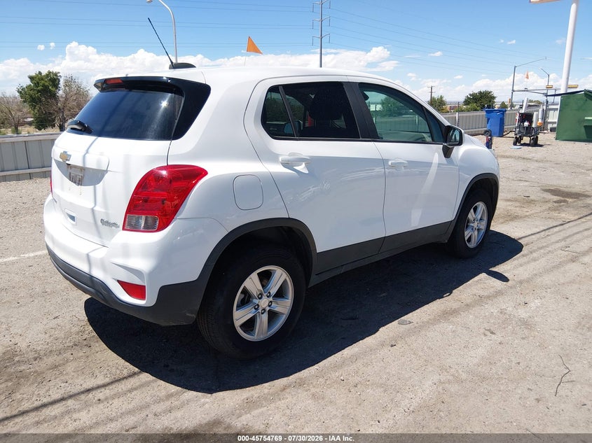Vin: 3gncjnsb0kl307980, lot: 46253491, chevrolet trax ls 20194