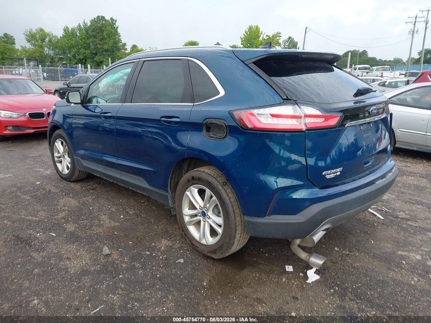 Vin: 2fmpk3j9xlbb05280, lot: 46253492, ford edge sel 20203