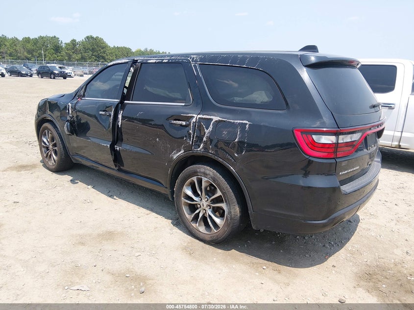 Vin: 1c4rdhdg3lc119097, lot: 46253523, dodge durango gt plus rwd 20203